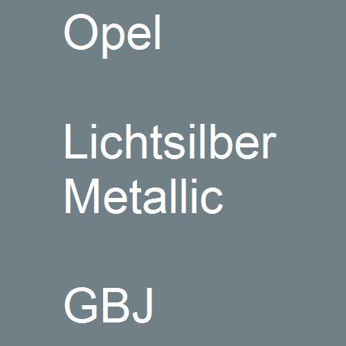 Opel, Lichtsilber Metallic, GBJ.